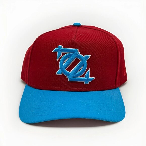 NEW ERA 9FORTY A-Frame Charlotte NC 704 Snapback Hat Red Teal One Size NWOT - Picture 1 of 9